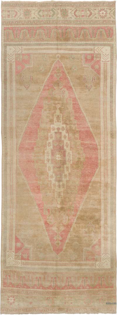 El Dokuma Vintage Halı - 118 cm x 311 cm