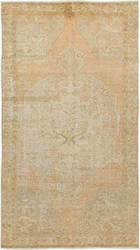 Vintage Turkish Hand-Knotted Rug - 4'  x 7' 2" (48" x 86")