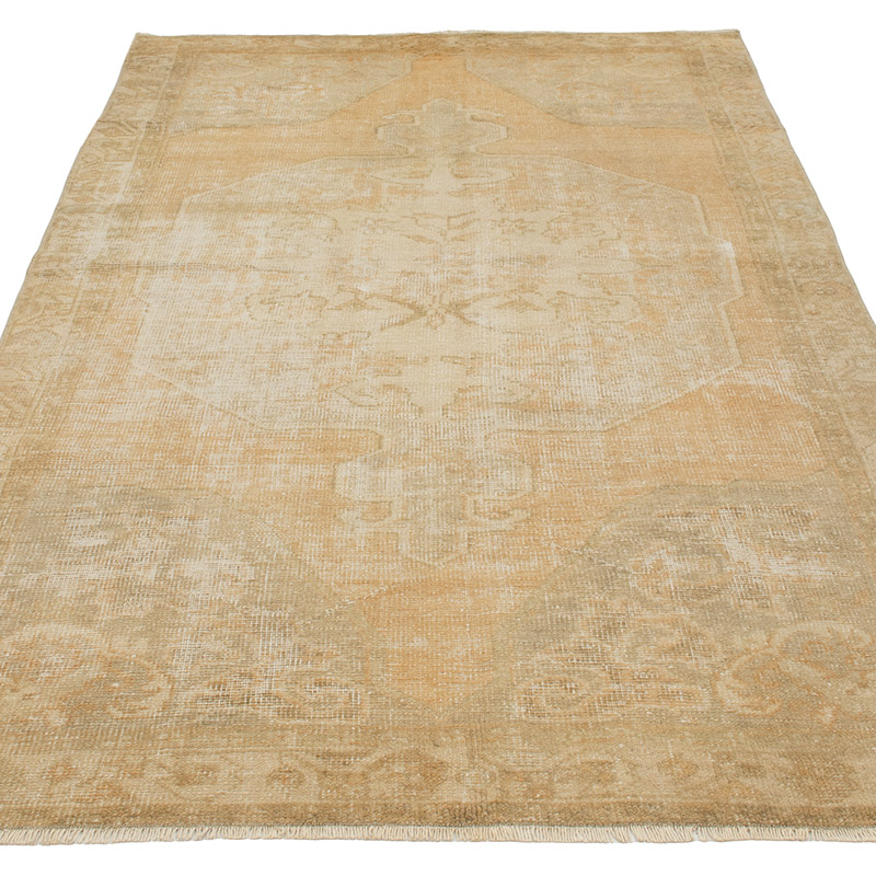 El Dokuma Vintage Halı - 123 cm x 219 cm - K0092705