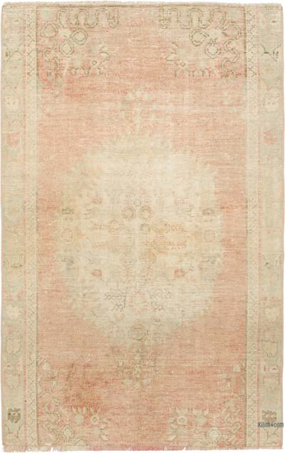 El Dokuma Vintage Halı - 104 cm x 161 cm