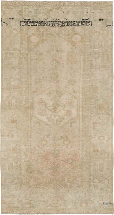 El Dokuma Vintage Halı - 117 cm x 220 cm