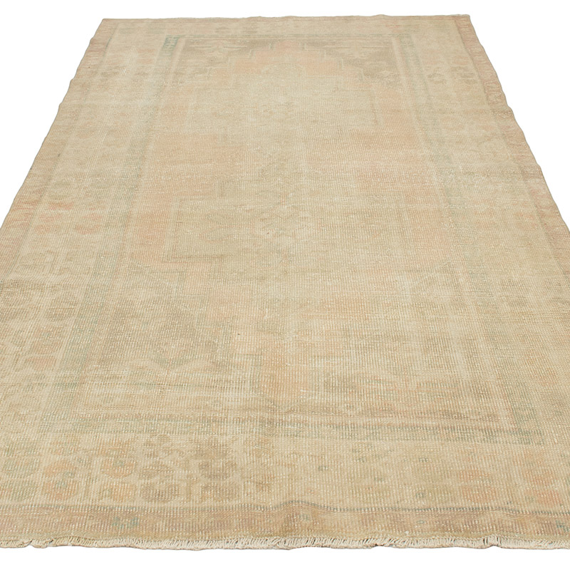 Vintage Turkish Hand-Knotted Rug - 4' 2" x 8' 4" (50" x 100") - K0092709