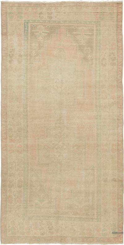 Vintage Turkish Hand-Knotted Rug - 4' 2" x 8' 4" (50" x 100")