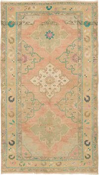 El Dokuma Vintage Halı - 120 cm x 208 cm