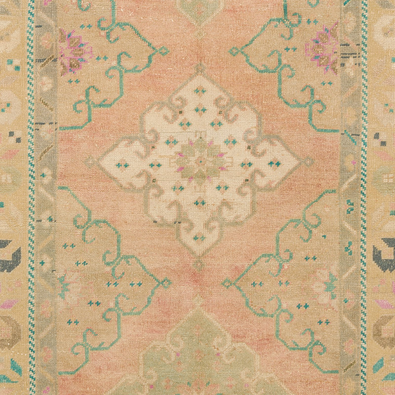 El Dokuma Vintage Halı - 120 cm x 208 cm - K0092711