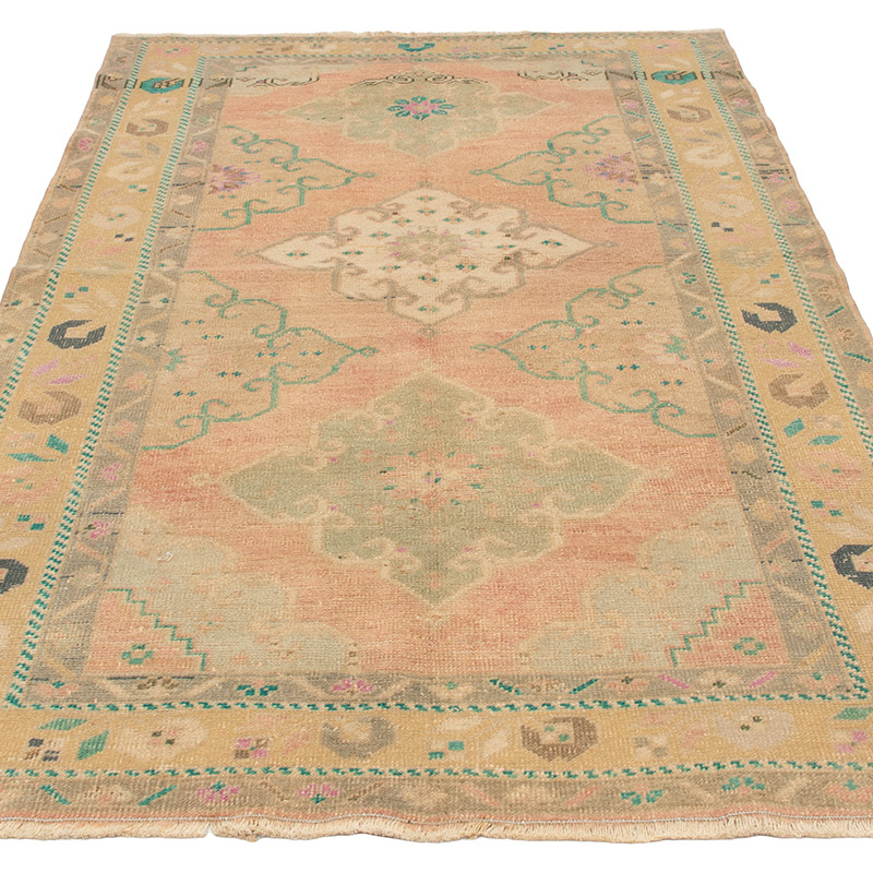 El Dokuma Vintage Halı - 120 cm x 208 cm - K0092711