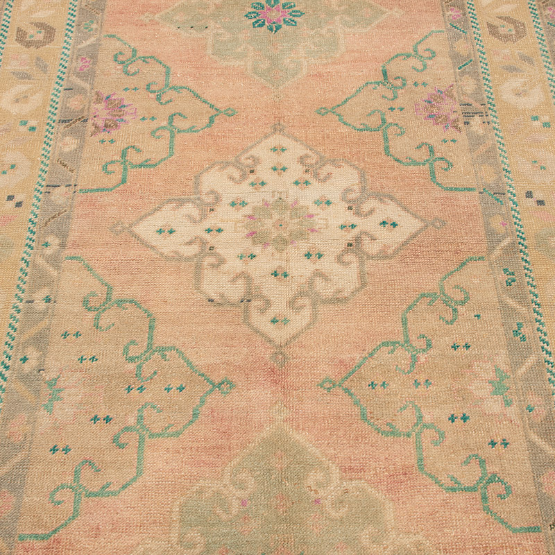 El Dokuma Vintage Halı - 120 cm x 208 cm - K0092711