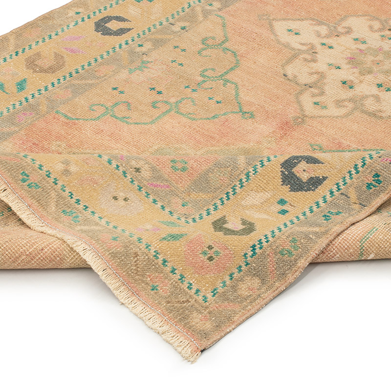 El Dokuma Vintage Halı - 120 cm x 208 cm - K0092711