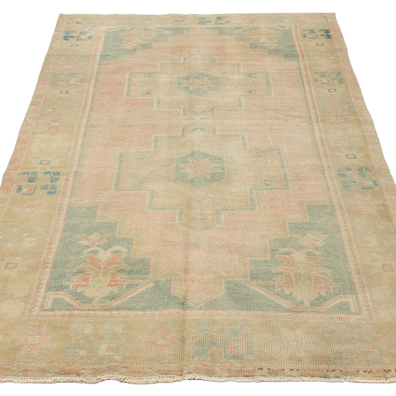 El Dokuma Vintage Halı - 123 cm x 230 cm - K0092712