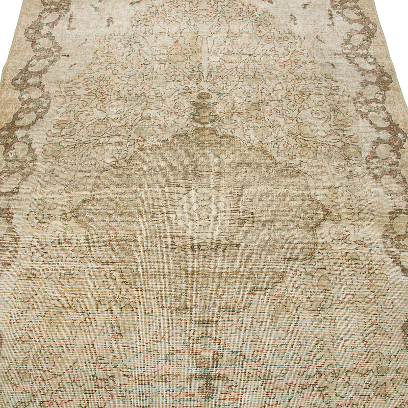 Vintage Turkish Hand-Knotted Rug - 3' 9" x 7' 1" (45" x 85") - K0092713