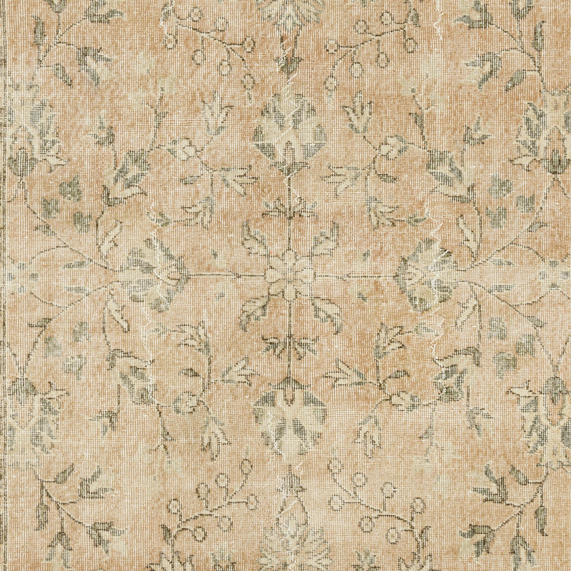 Vintage Turkish Hand-Knotted Rug - 4' 9" x 9'  (57" x 108") - K0092715