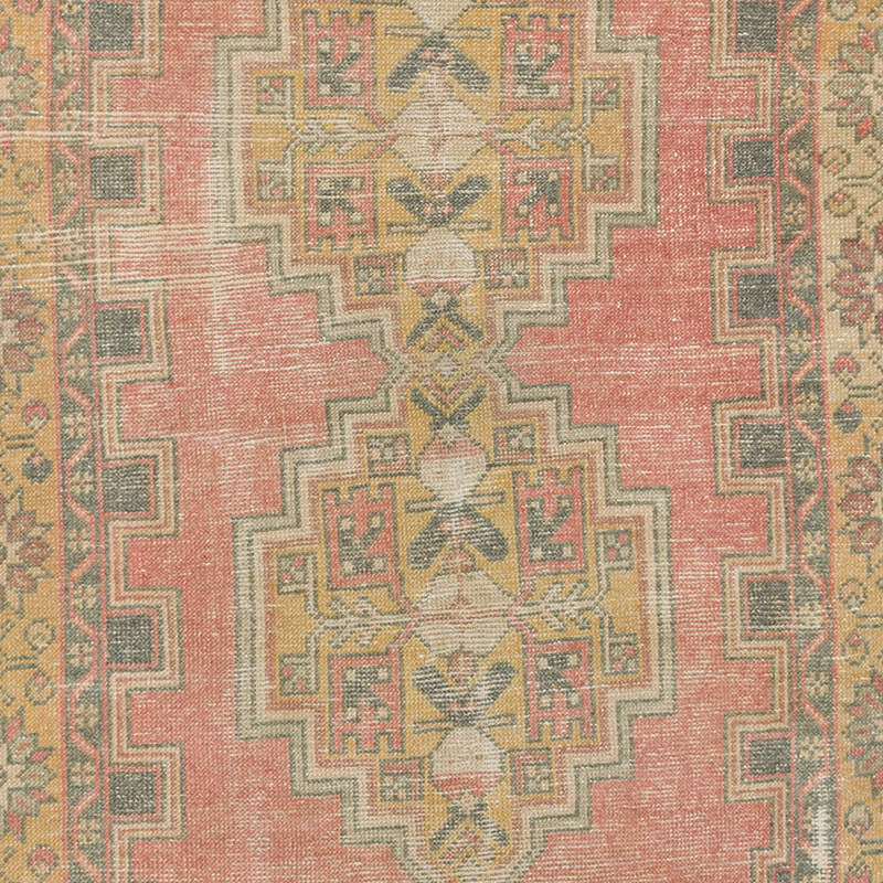 El Dokuma Vintage Halı - 112 cm x 210 cm - K0092716