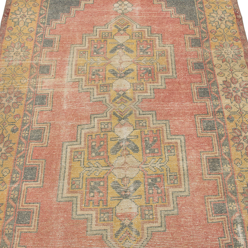 El Dokuma Vintage Halı - 112 cm x 210 cm - K0092716
