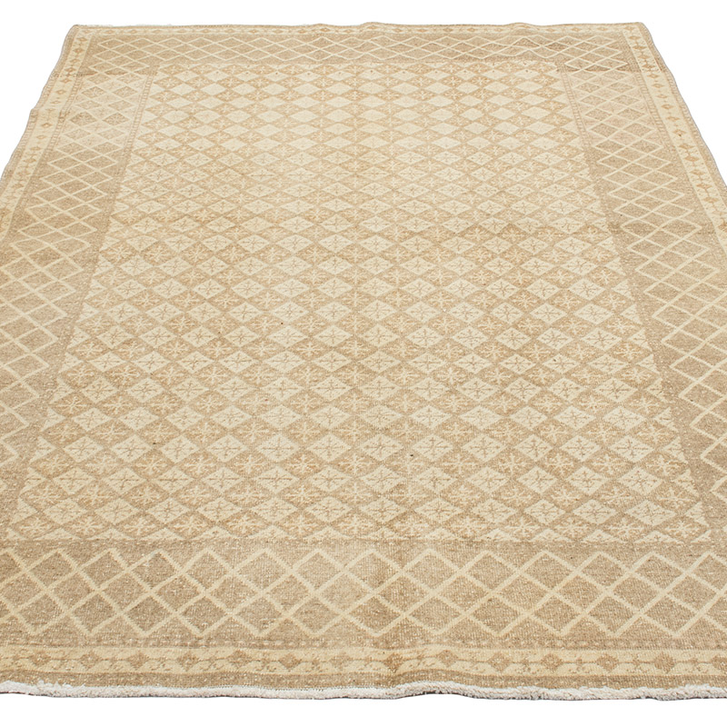 El Dokuma Vintage Halı - 131 cm x 216 cm - K0092718