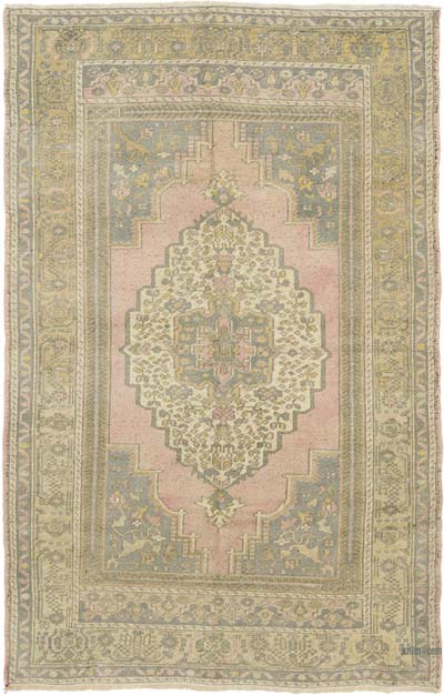 El Dokuma Vintage Halı - 125 cm x 192 cm