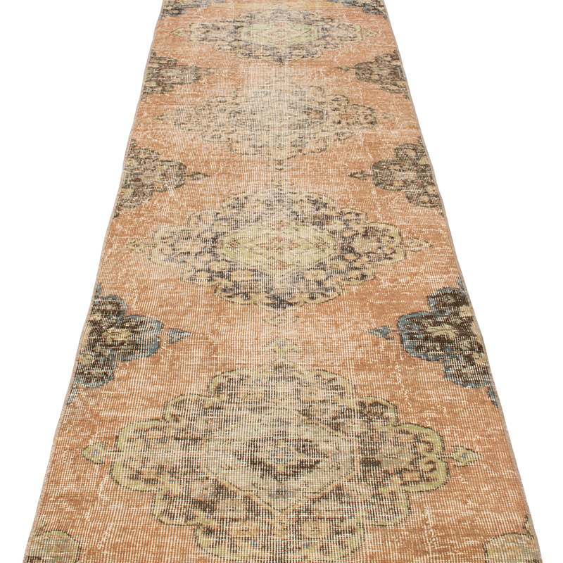 Vintage Turkish Hand-Knotted Runner - 2' 6" x 11' 11" (30" x 143") - K0092721