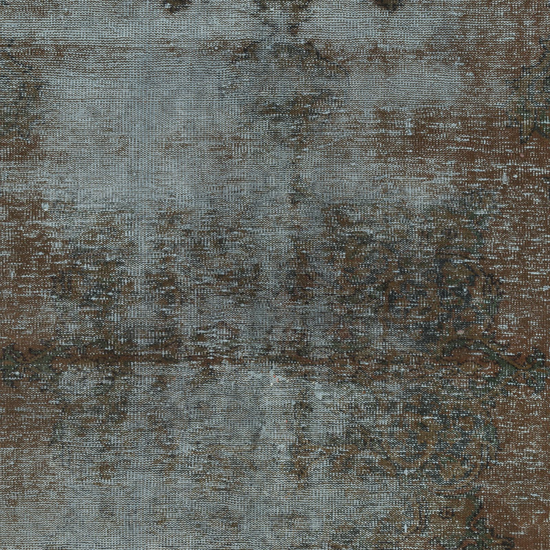 Over-dyed Vintage Hand-Knotted Turkish Rug - 4' 5" x 7' 7" (53" x 91") - K0092722
