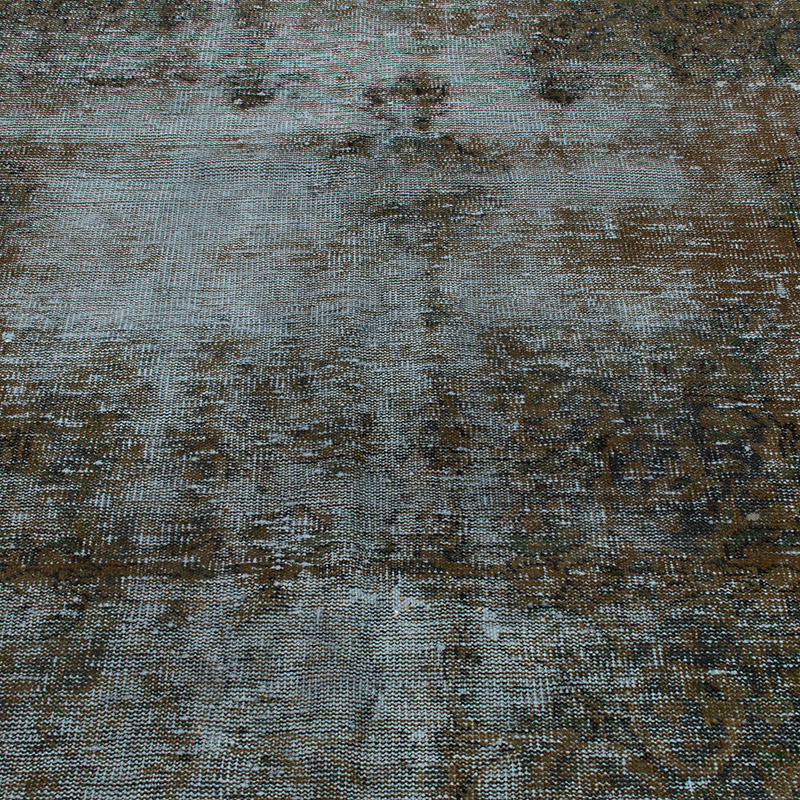 Over-dyed Vintage Hand-Knotted Turkish Rug - 4' 5" x 7' 7" (53" x 91") - K0092722