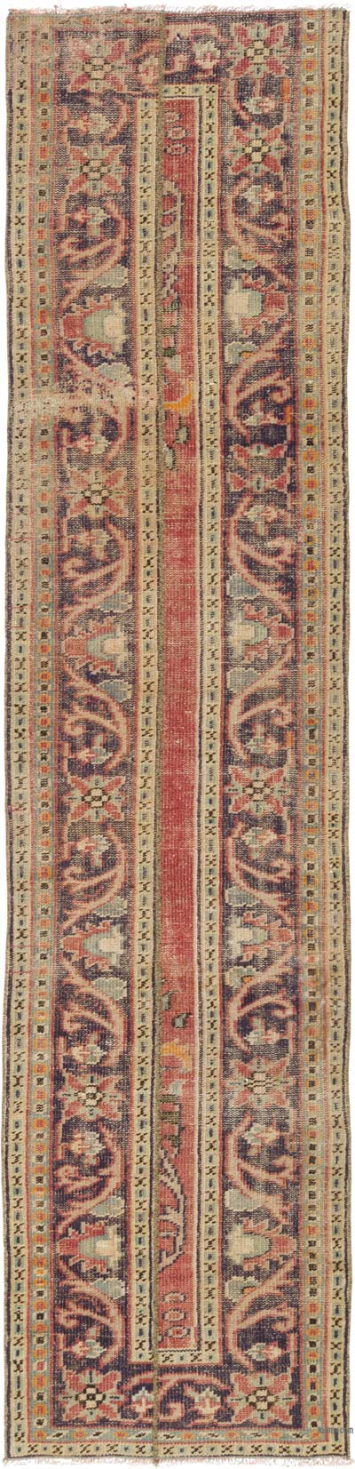 Vintage Anadolu Yolluk - 72 cm x 283 cm