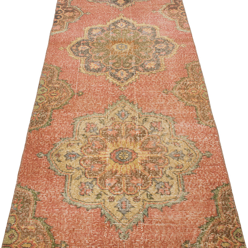 Vintage Turkish Hand-Knotted Runner - 2' 8" x 12' 11" (32" x 155") - K0092733