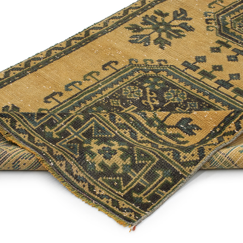 Vintage Turkish Hand-Knotted Runner - 2' 10" x 11' 4" (34" x 136") - K0092734