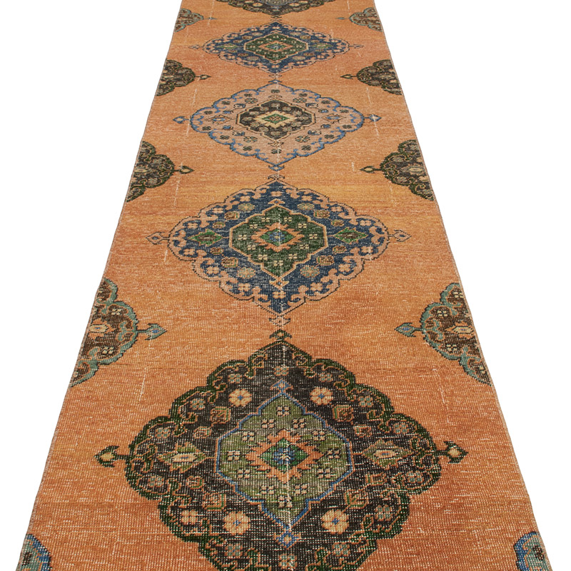 Vintage Turkish Hand-Knotted Runner - 2' 7" x 12' 10" (31" x 154") - K0092735