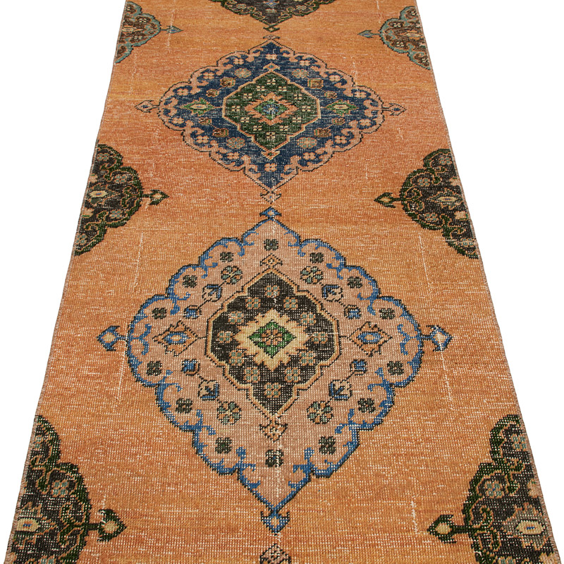 Vintage Turkish Hand-Knotted Runner - 2' 7" x 12' 10" (31" x 154") - K0092735