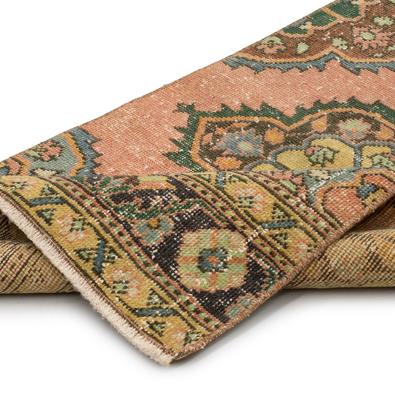 Vintage Turkish Hand-Knotted Runner - 2' 6" x 12' 6" (30" x 150") - K0092737
