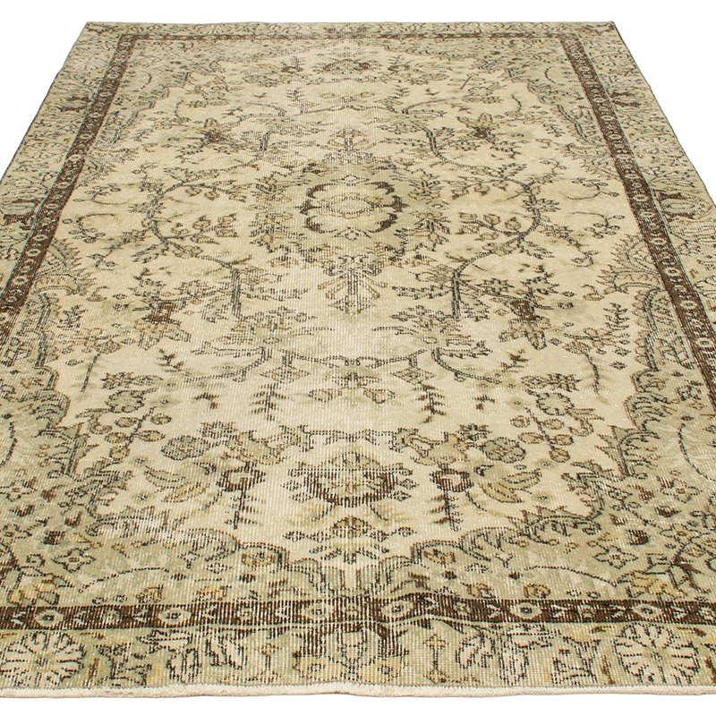 Vintage Turkish Hand-Knotted Rug - 5'  x 8' 10" (60" x 106") - K0092738