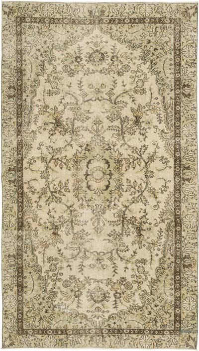 Vintage Turkish Hand-Knotted Rug - 5'  x 8' 10" (60" x 106")