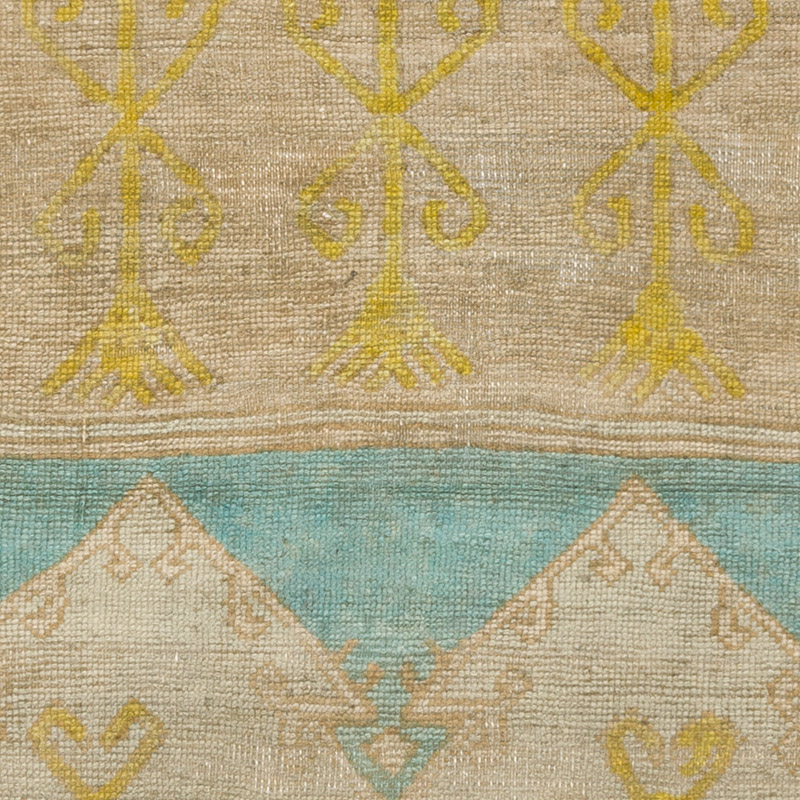 Vintage Turkish Hand-Knotted Runner - 2' 11" x 10' 3" (35" x 123") - K0092739
