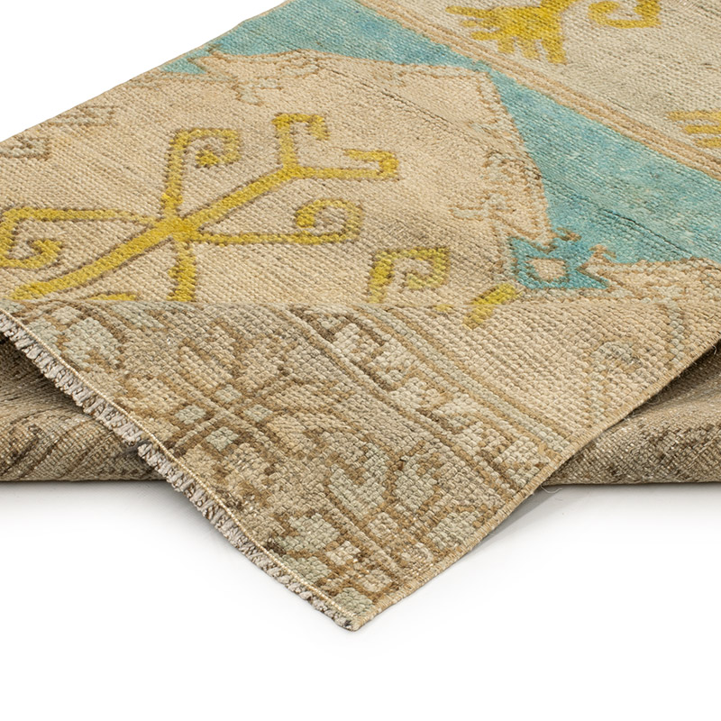 Vintage Turkish Hand-Knotted Runner - 2' 11" x 10' 3" (35" x 123") - K0092739
