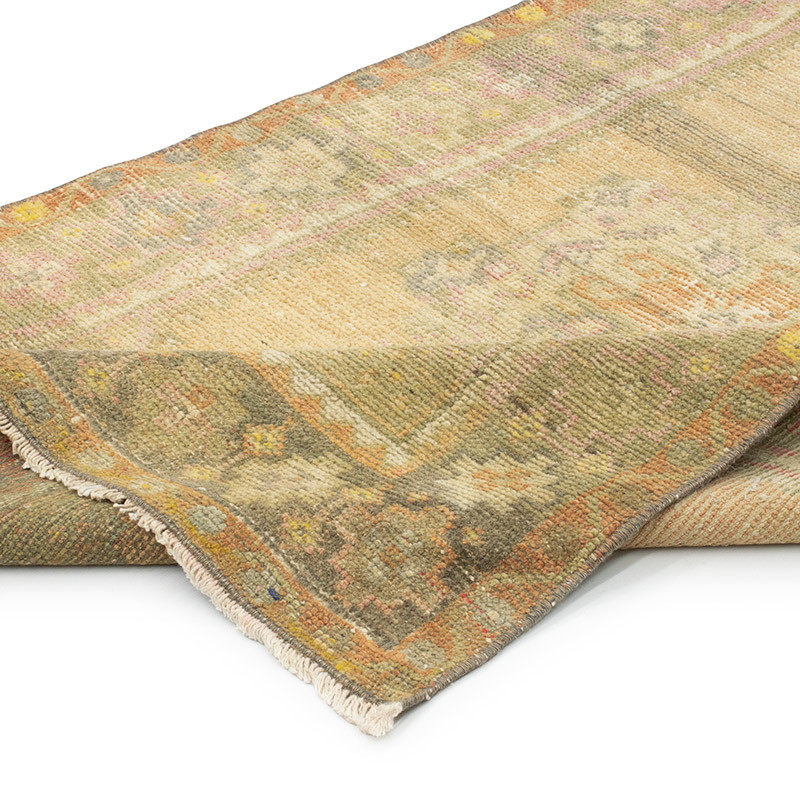 Vintage Turkish Hand-Knotted Runner - 3' 2" x 9' 1" (38" x 109") - K0092742