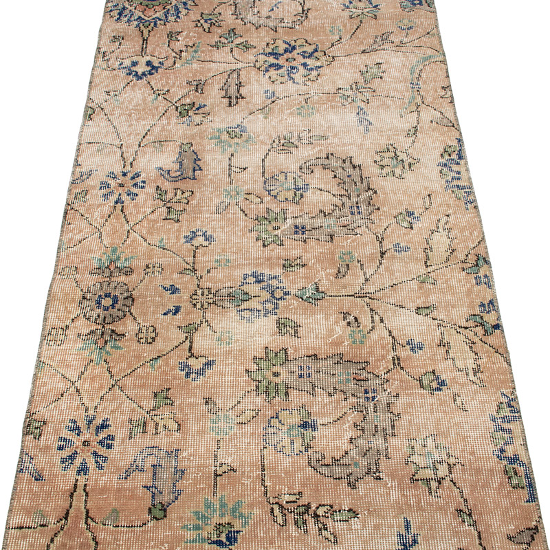 Vintage Turkish Hand-Knotted Runner - 2' 6" x 9' 1" (30" x 109") - K0092745