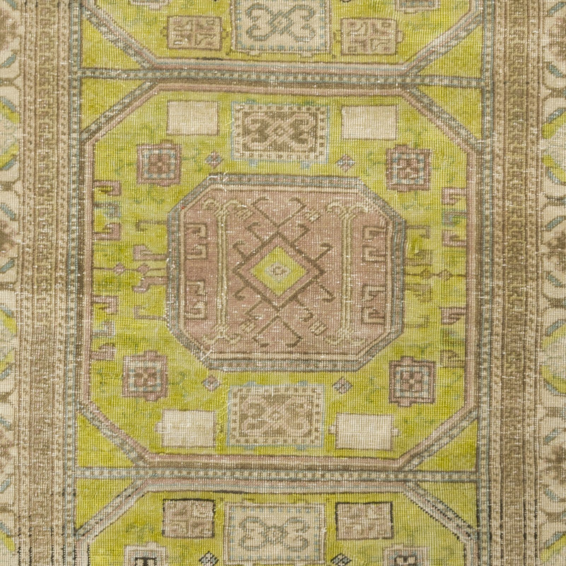 Vintage Turkish Hand-Knotted Rug - 2' 11" x 6' 1" (35" x 73") - K0092746