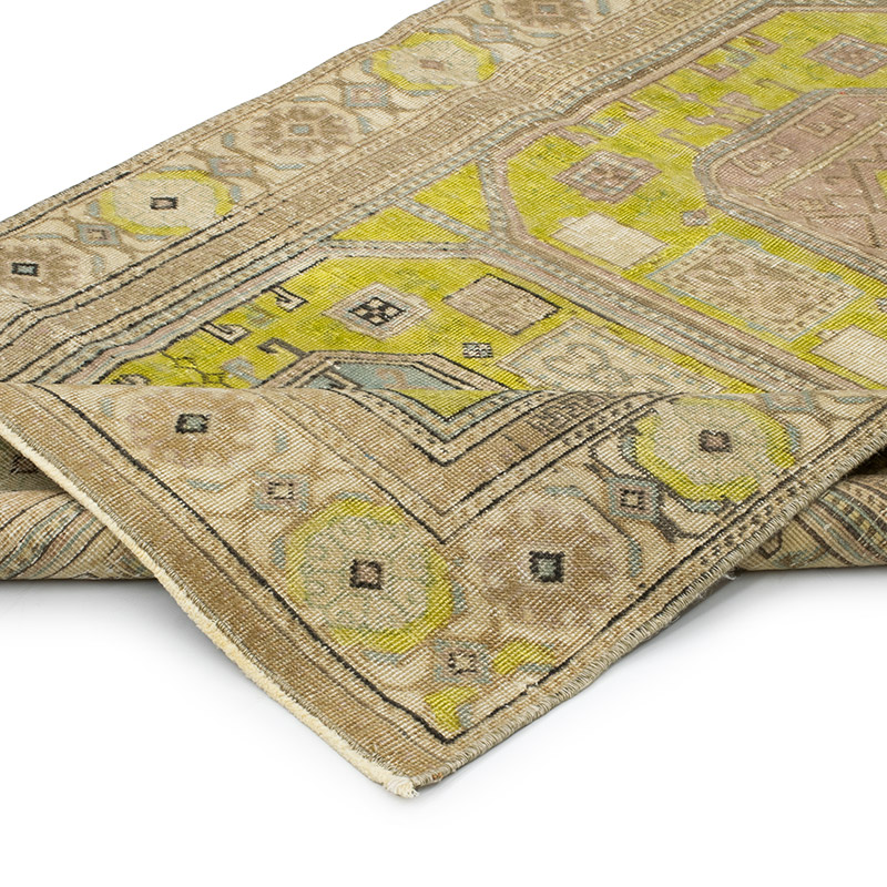 Vintage Turkish Hand-Knotted Rug - 2' 11" x 6' 1" (35" x 73") - K0092746