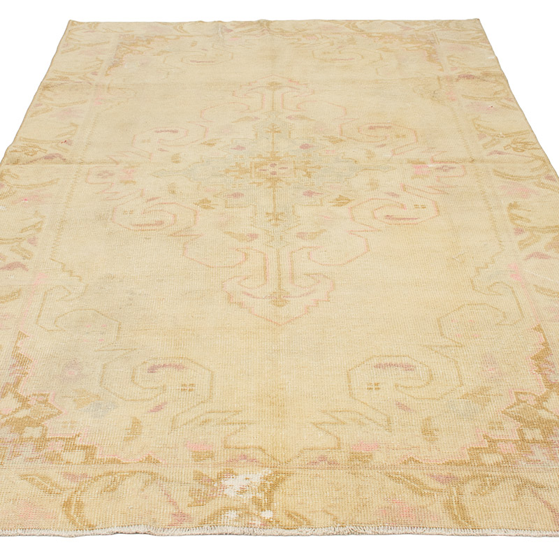 Vintage Turkish Hand-Knotted Rug - 4' 4" x 7' 1" (52" x 85") - K0092747