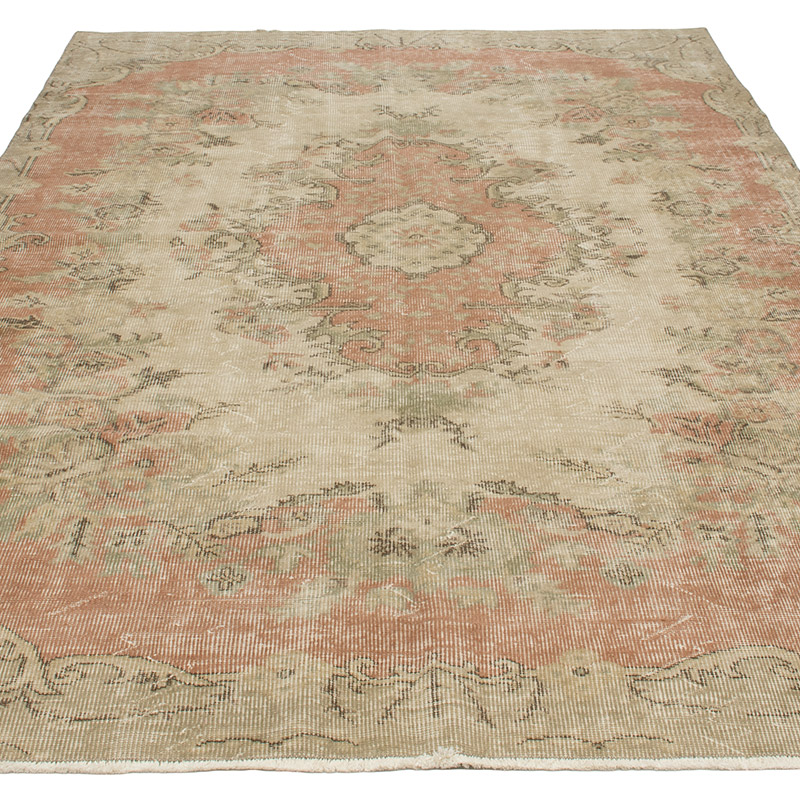 Vintage Turkish Hand-Knotted Rug - 5' 5" x 9'  (65" x 108") - K0092749