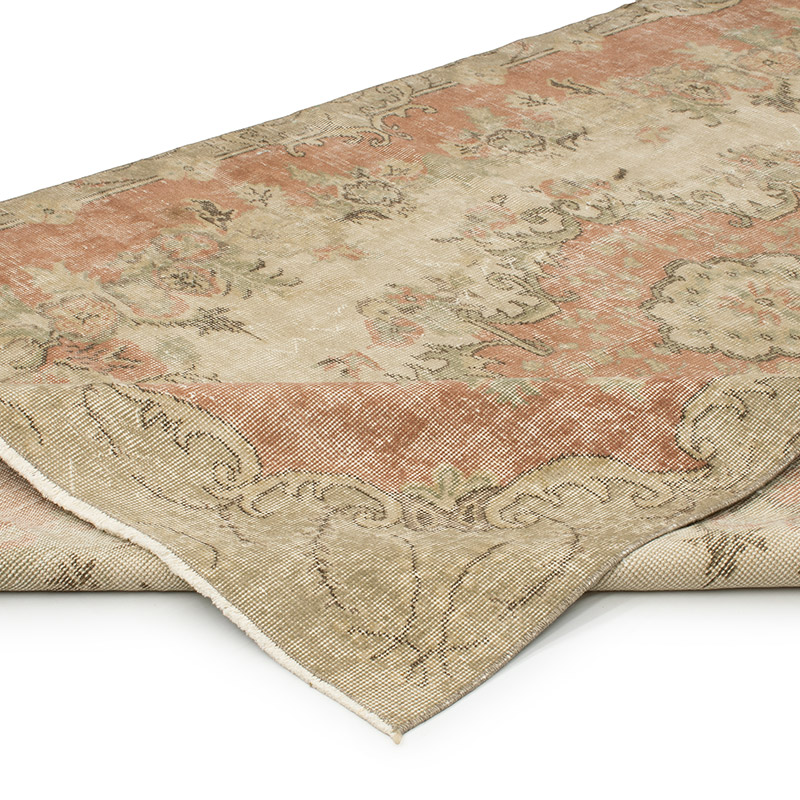 Vintage Turkish Hand-Knotted Rug - 5' 5" x 9'  (65" x 108") - K0092749