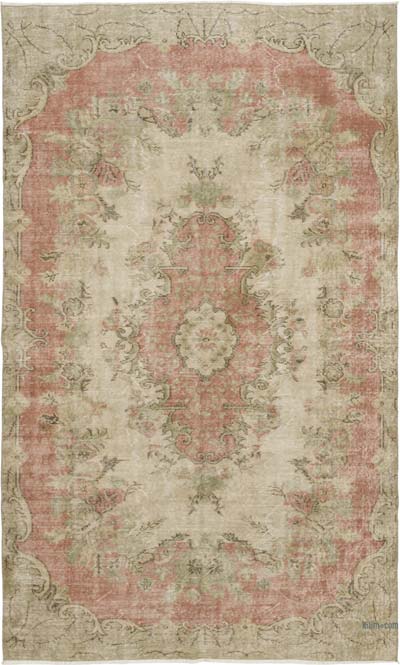 Vintage Turkish Hand-Knotted Rug - 5' 5" x 9'  (65" x 108")