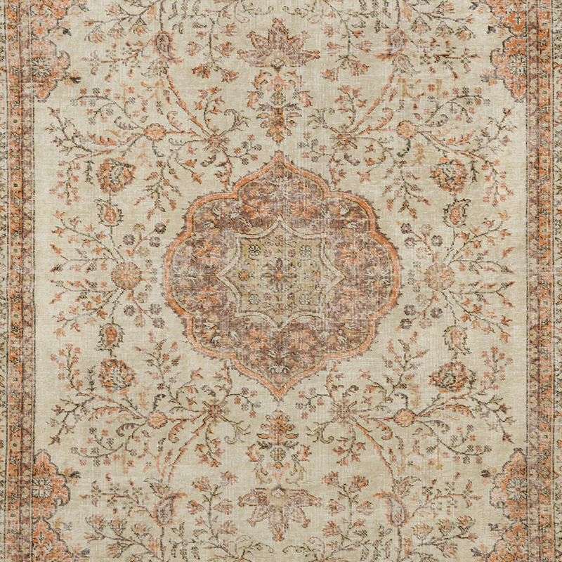 Vintage Turkish Hand-Knotted Rug - 6' 9" x 9' 3" (81" x 111") - K0092750