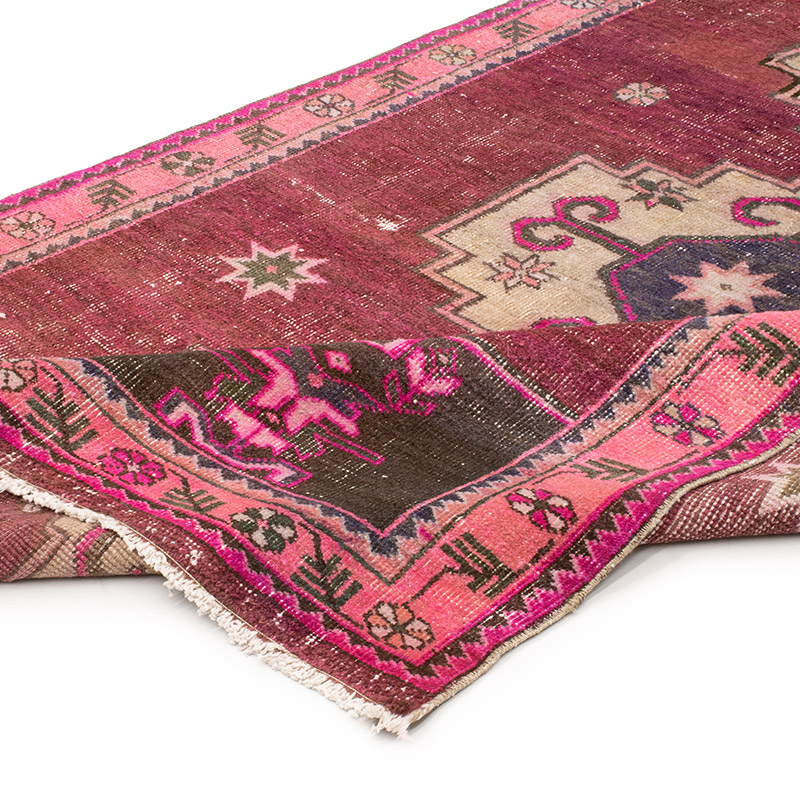 Vintage Turkish Hand-Knotted Runner - 4' 9" x 13'  (57" x 156") - K0092751