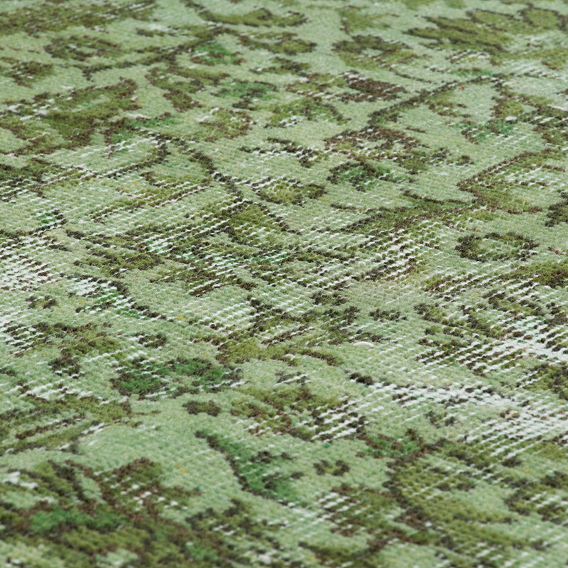 Over-dyed Vintage Hand-Knotted Turkish Rug - K0092752