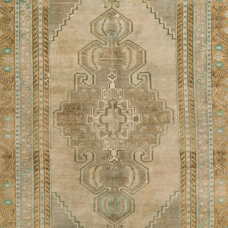 Vintage Turkish Hand-Knotted Rug - 4' 7" x 8' 4" (55" x 100") - K0092754