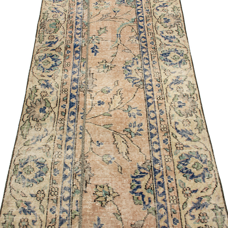 Vintage Turkish Hand-Knotted Runner - 2' 7" x 8' 11" (31" x 107") - K0092755