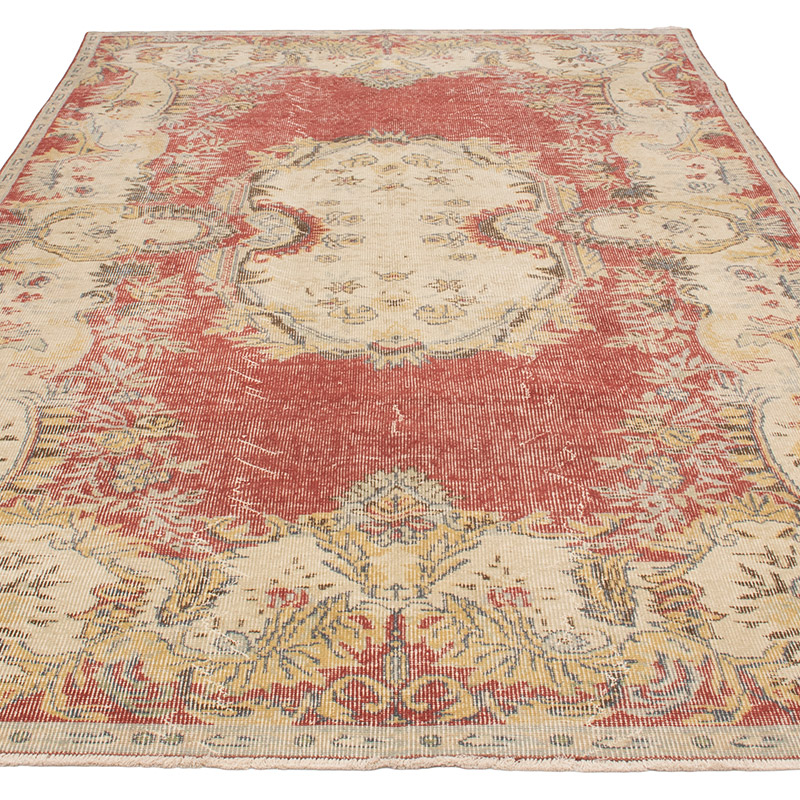 Vintage Turkish Hand-Knotted Rug - 5' 11" x 9' 10" (71" x 118") - K0092756