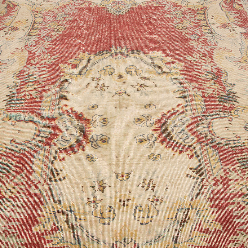 Vintage Turkish Hand-Knotted Rug - 5' 11" x 9' 10" (71" x 118") - K0092756