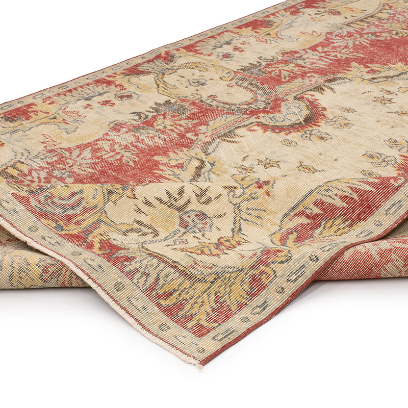 Vintage Turkish Hand-Knotted Rug - 5' 11" x 9' 10" (71" x 118") - K0092756