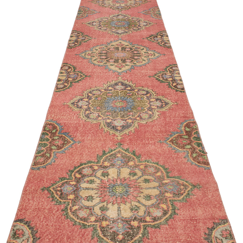 Vintage Turkish Hand-Knotted Runner - 2' 7" x 13' 1" (31" x 157") - K0092758