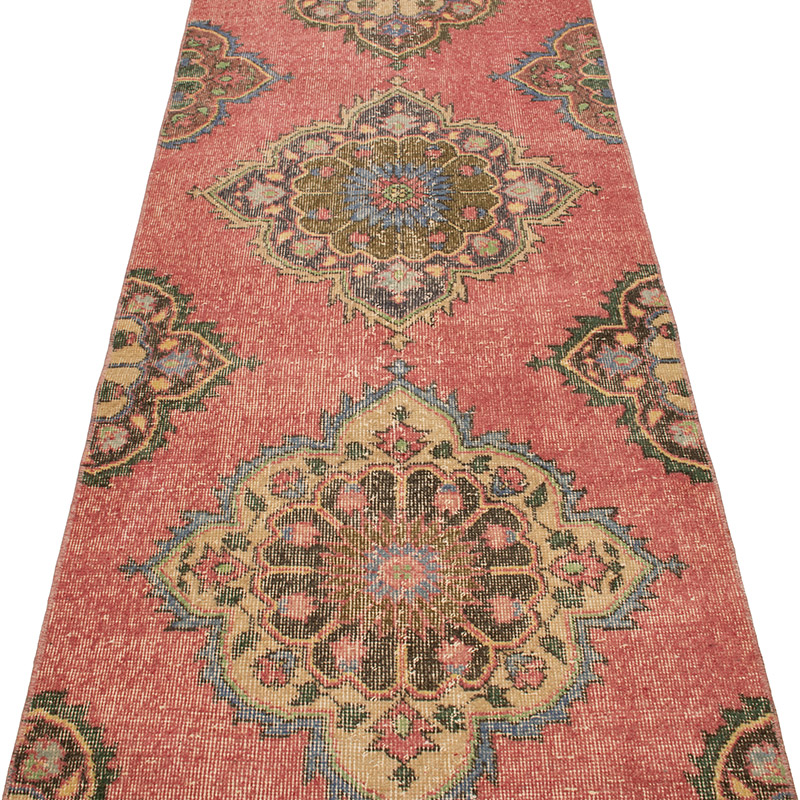 Vintage Turkish Hand-Knotted Runner - 2' 7" x 13' 1" (31" x 157") - K0092758